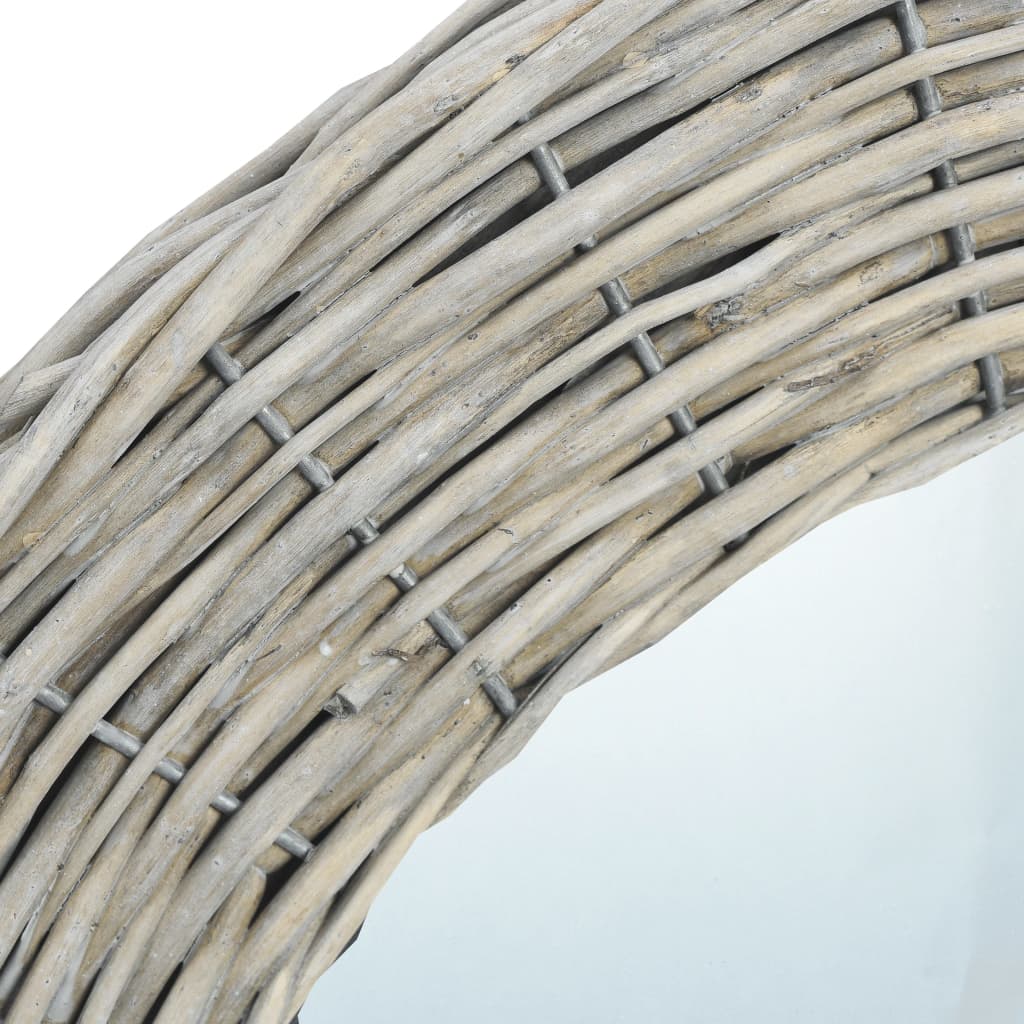 VidaXL Spiegel 80 cm wicker