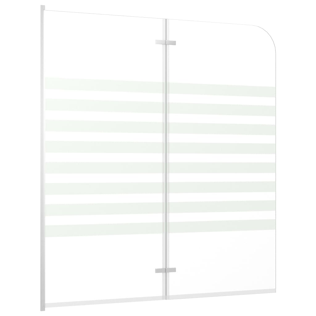 Vidaxl Bath Wall Rayado de 120x140 cm de vidrio endurecido