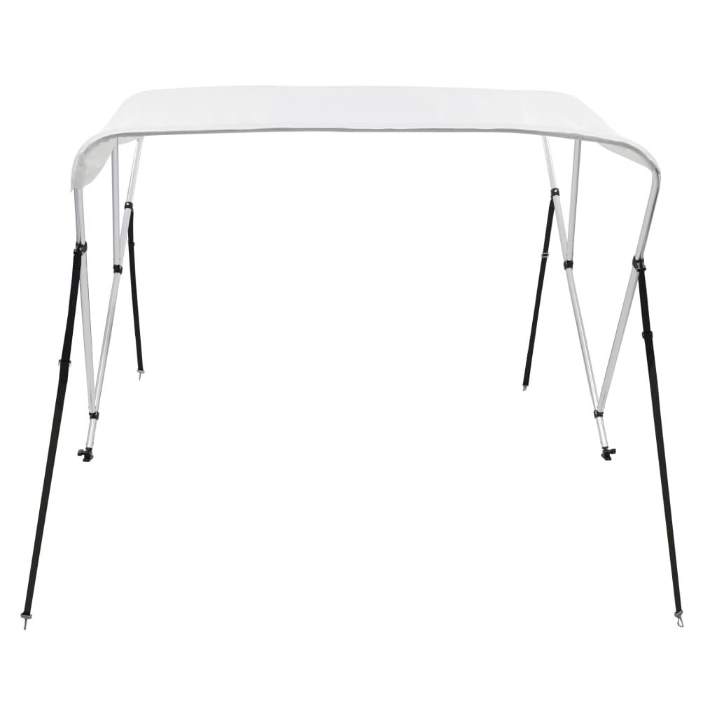 Vidaxl biminitop 3-boogs 183x160x137 cm blanco