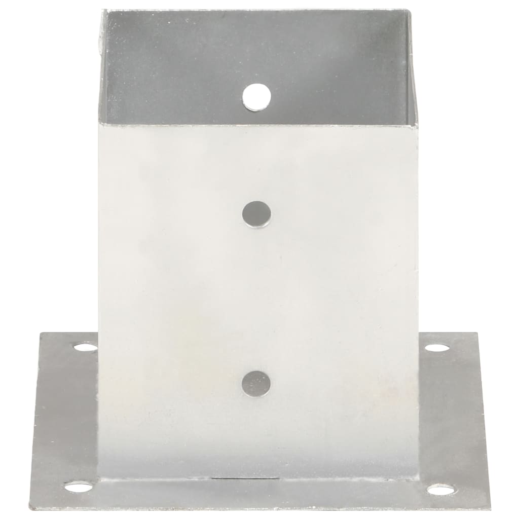 Vidaxl Paalanchers 4 ST 121 mm de metal galvanizado