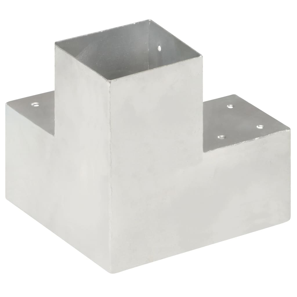 VIDAXL Piccolo Collegamento a Y-SHAPE 101x101 mm Galvanized Metal