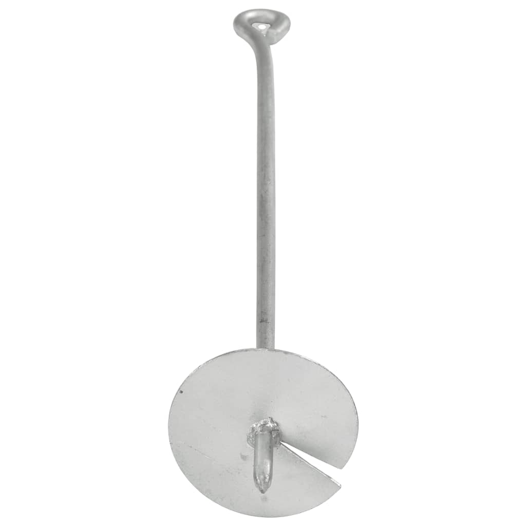 Anclajes de tierra Vidaxl 4 st 10x60 cm de metal galvanizado