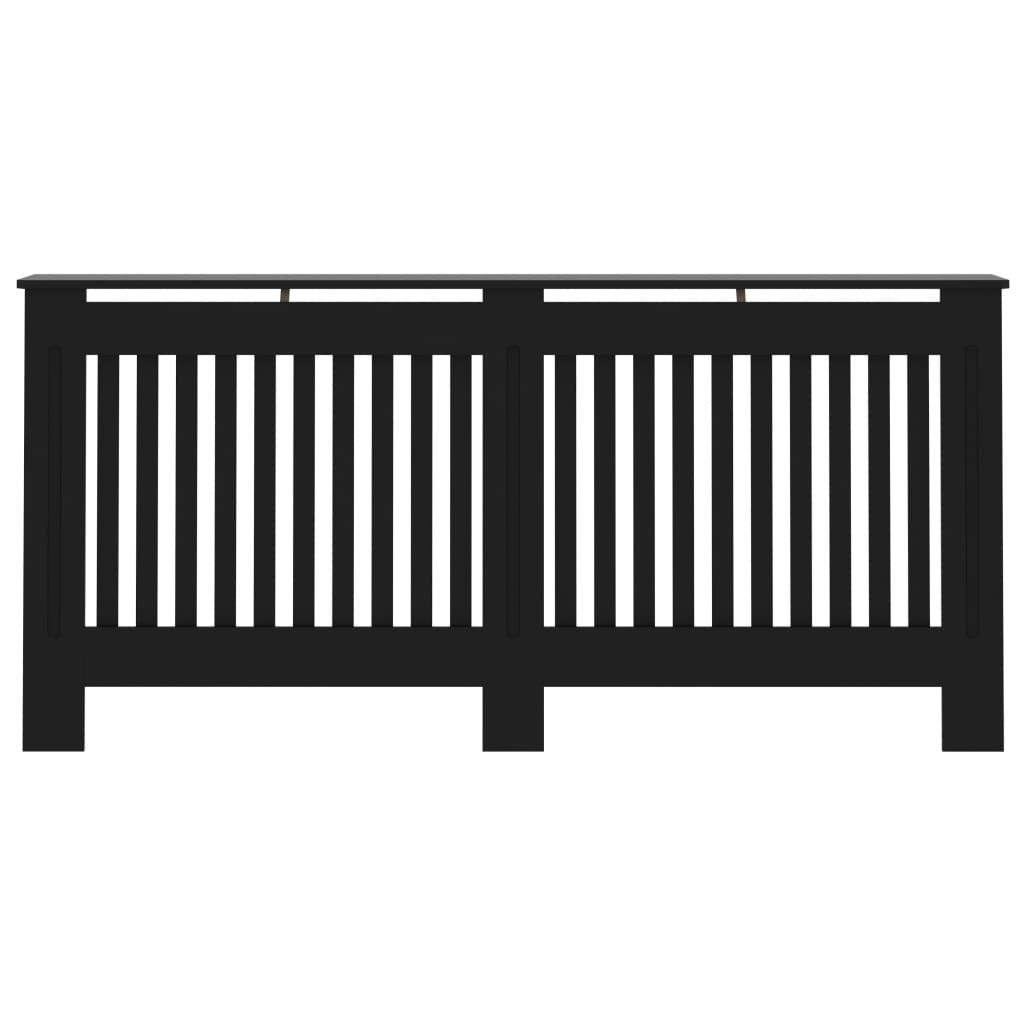 Vidaxl Radiatorom Construction 172x19x81.5 cm MDF Negro