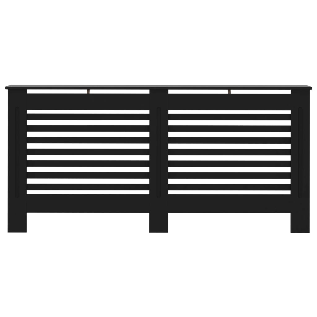 Vidaxl Radiatorom Construction 172x19x81.5 cm MDF nero