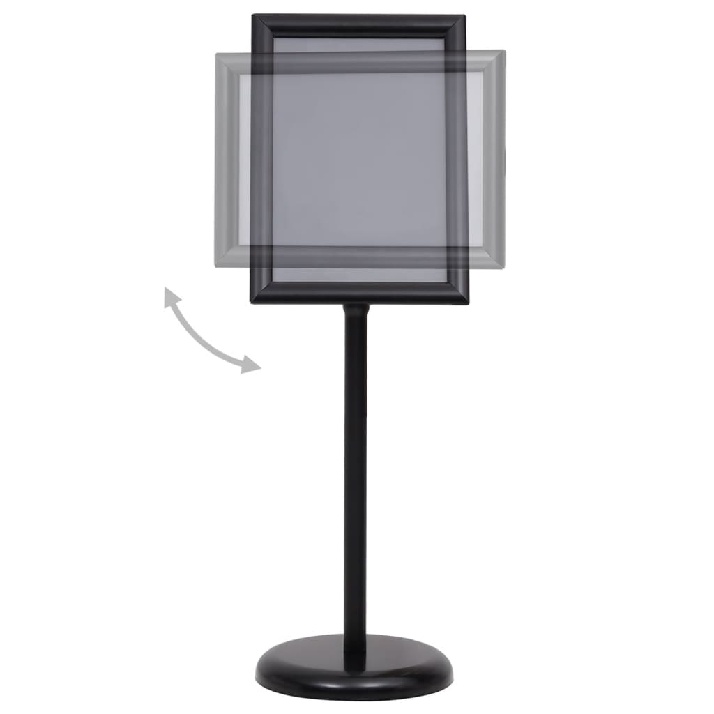 Vidaxl Poster Standard A3 Leghe in alluminio nero
