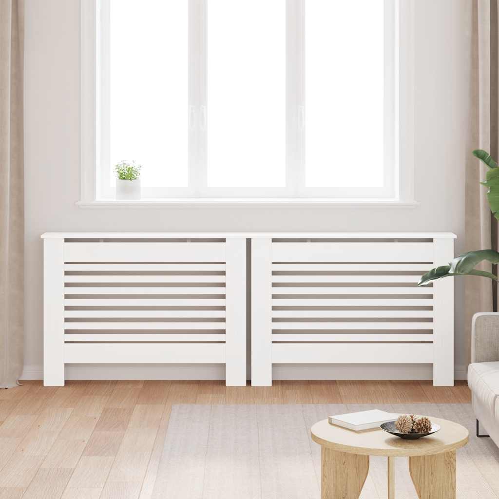 Vidaxl Radiatoroments 2 ST 112x19x81.5 cm MDF White