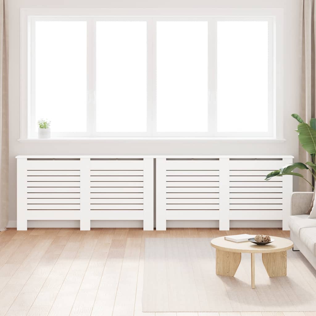 Vidaxl Radiatoroments 2 ST 152x19x81.5 cm MDF White