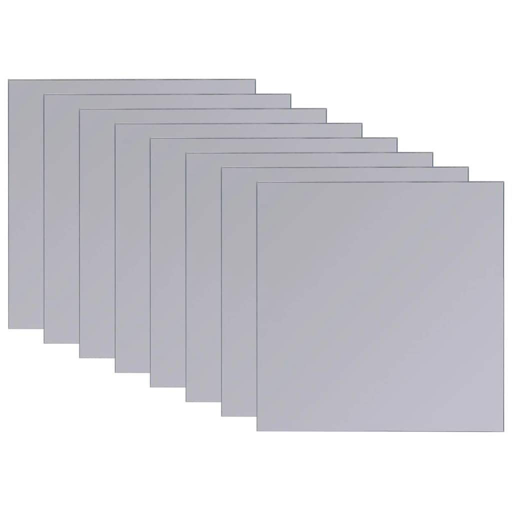 Vidaxl Mirror Tiles Framless 16 ST 20.5 cm de vidrio