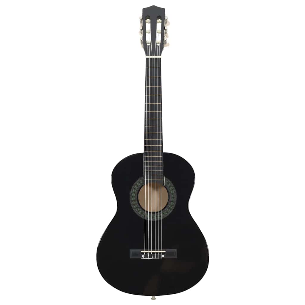 Vidaxl chitar classic principiante e bambini 1 2 34 nero
