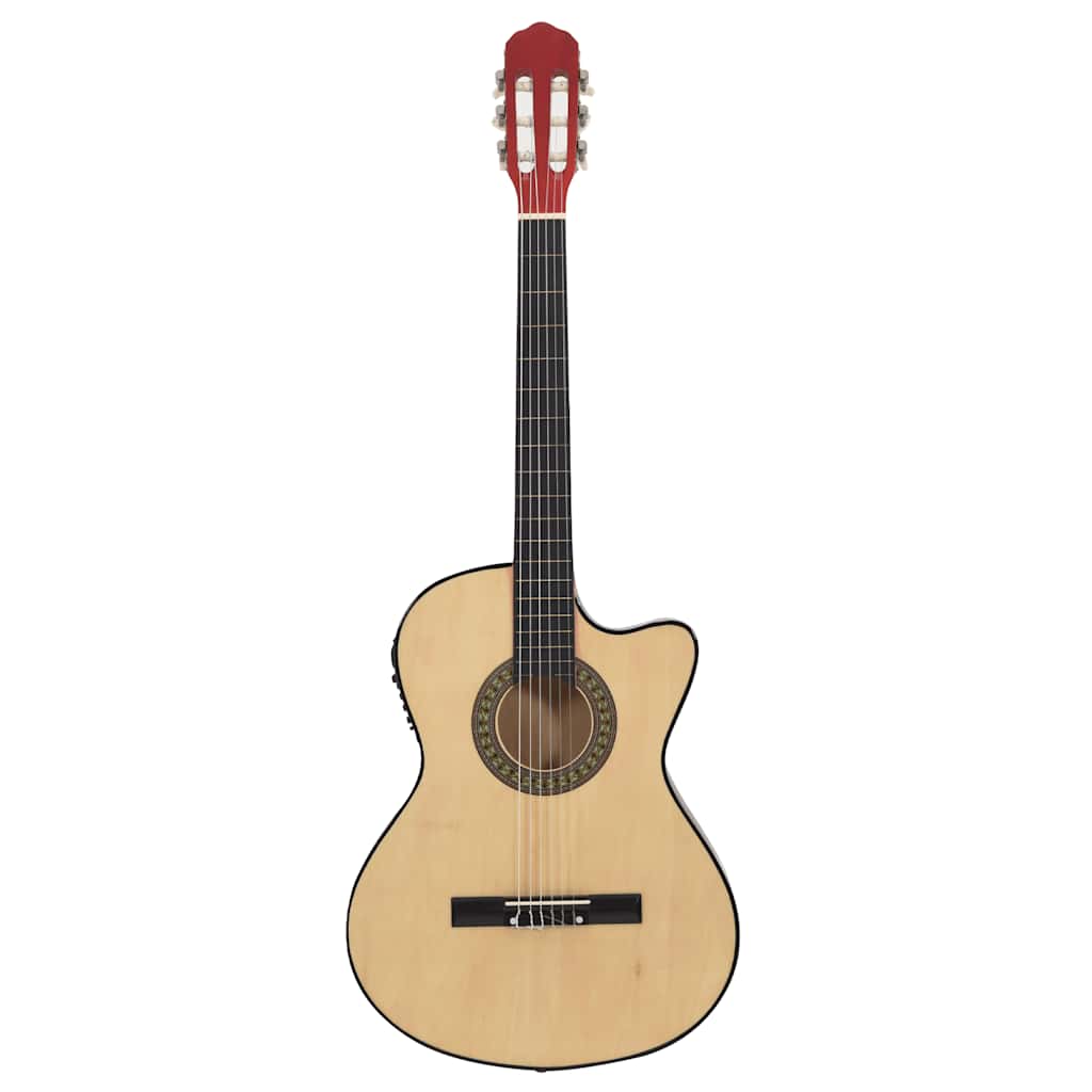 Vidaxl Guitar Cutaway con pareggio 6 corde occidentali classici