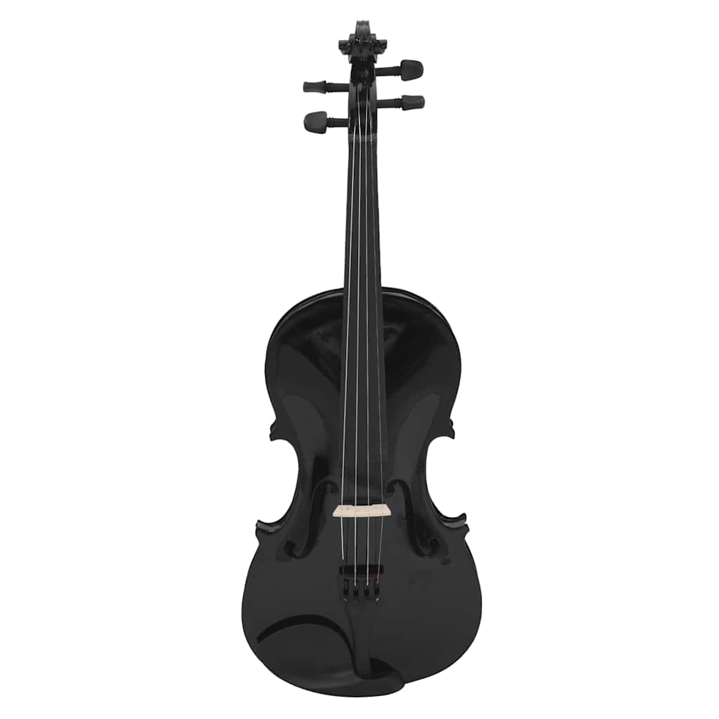 Vidaxl Violinet con Bow y Kinstun 4 4 Negro
