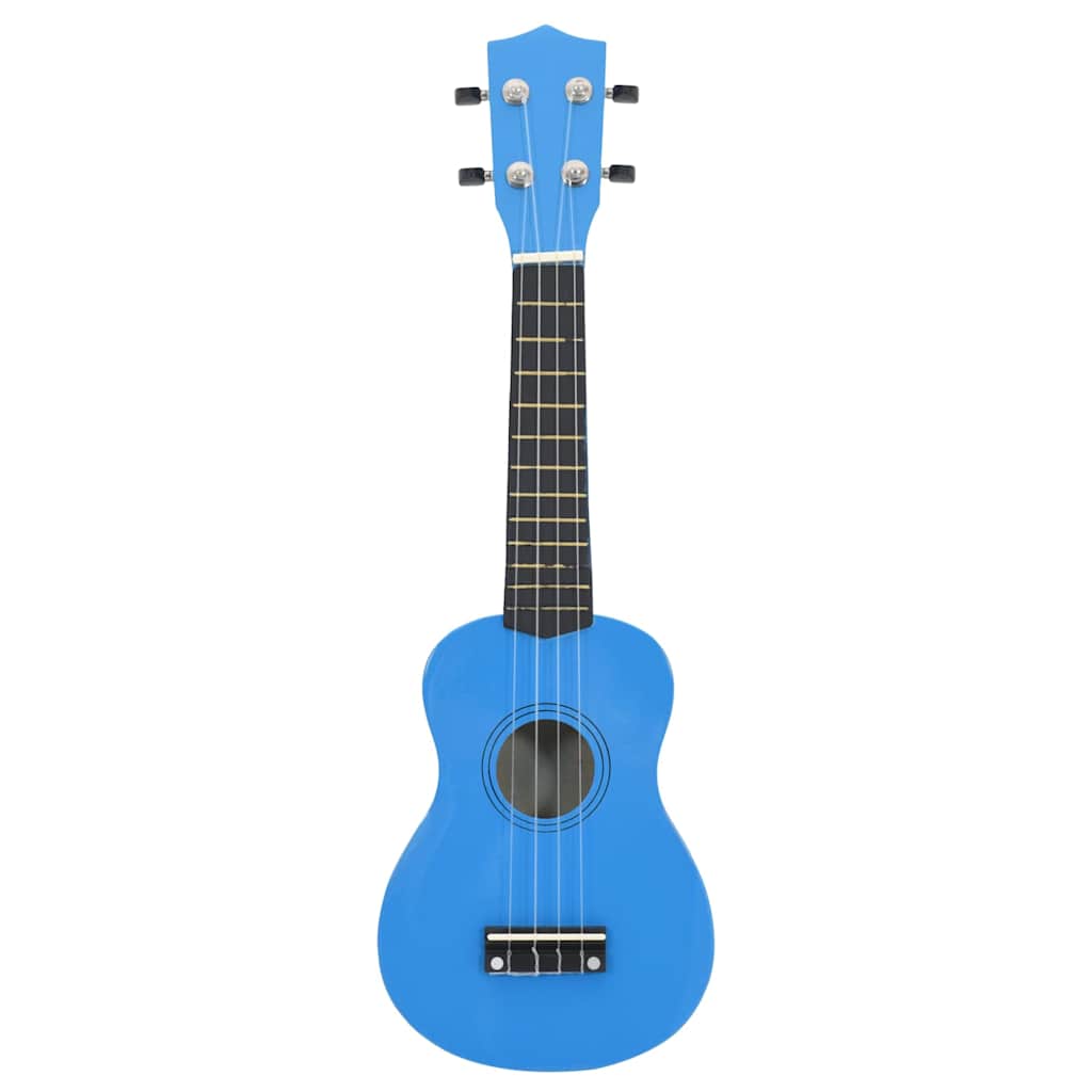 Vidaxl ukuleleset con borsa per bambini soprano 21 '' blu
