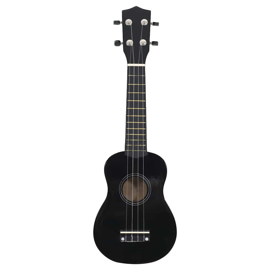 Vidaxl ukuleleset con borsa per bambini soprano 23 '' nero