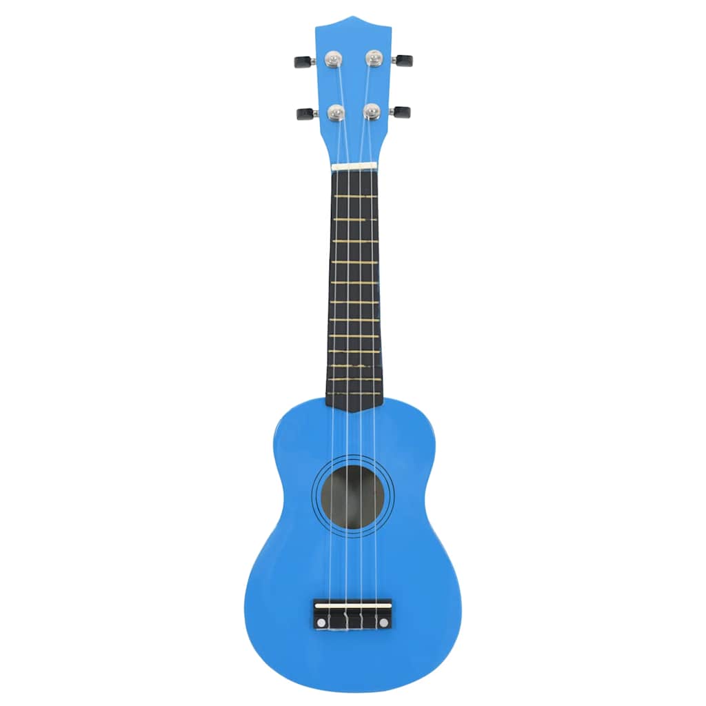 Vidaxl ukleeleset con bolsa para niños soprano 23 '' azul
