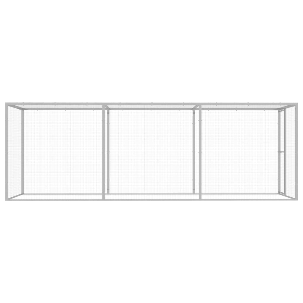 Vidaxl Cat Cage 4.5x1.5x1.5 m Acciaio zincato