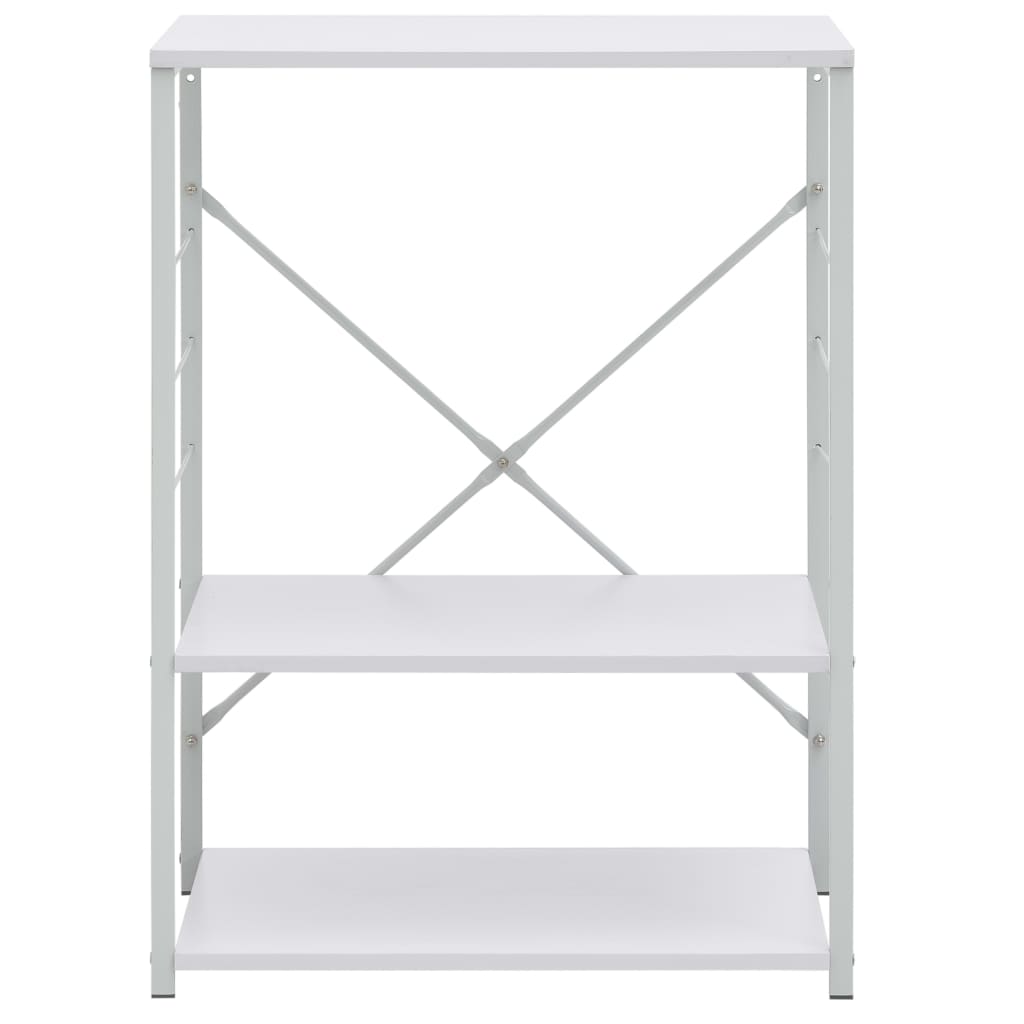 Armadio a microonde Vidaxl 60x39.6x79,5 cm Bianco in legno elaborato