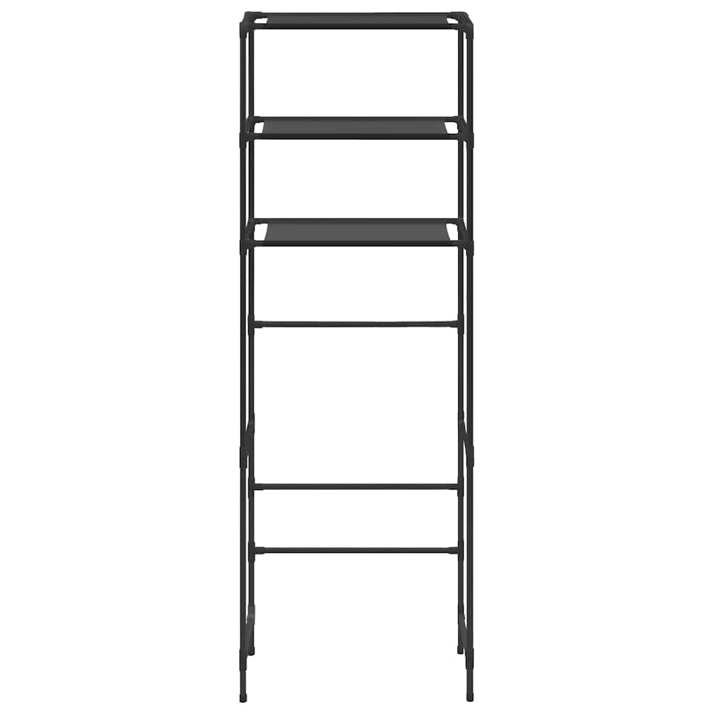 Vidaxl Storage Rack per al piano superiore a 3 strati 53x28x169 cm nero