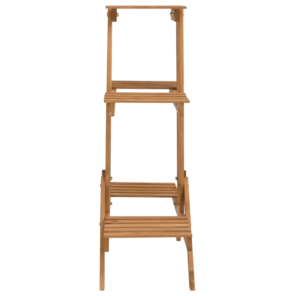 Estándar de planta Vidaxl 83x25x83 cm Vurenhout
