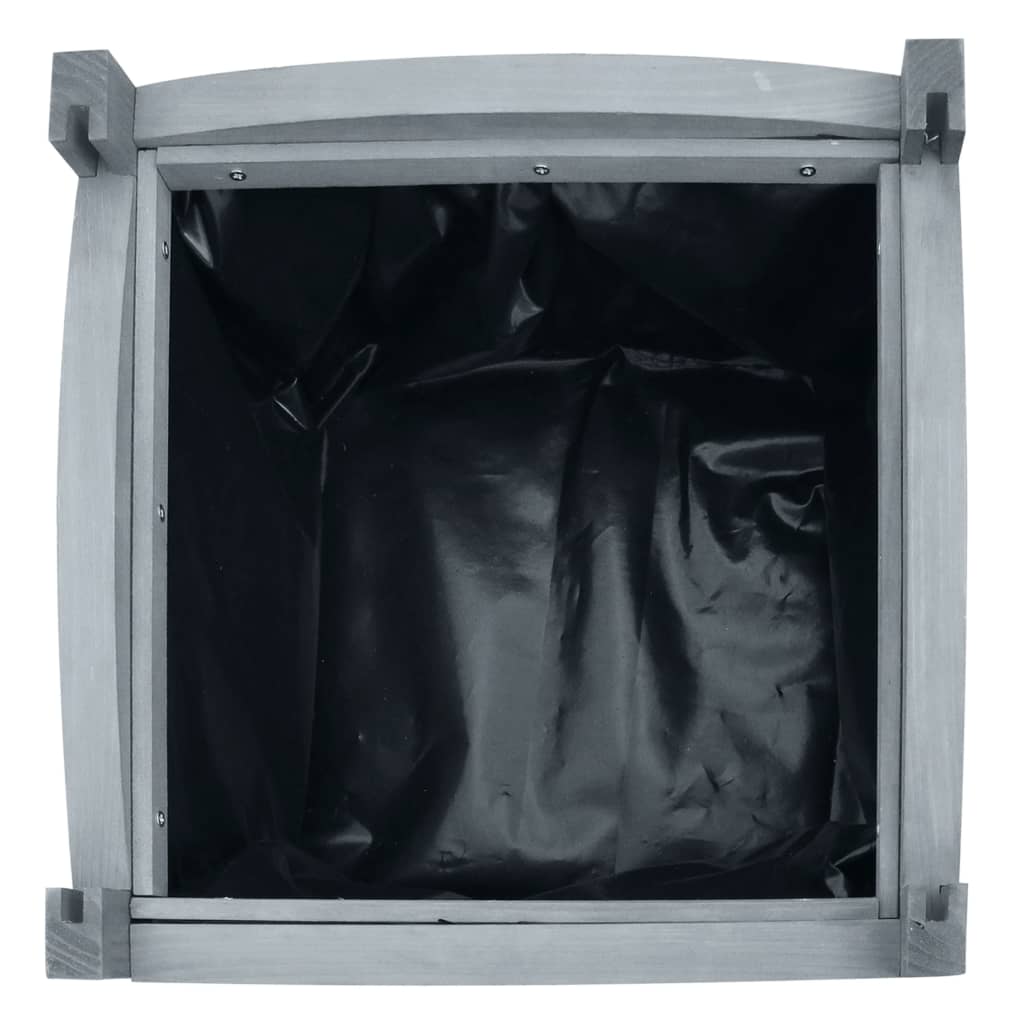 Plantadores Vidaxl recaudados 2 PCS 30x30x30 cm Pino sólido