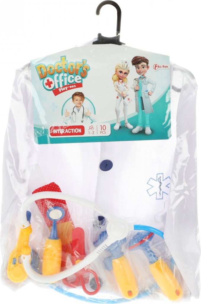 TOI TOYS TOI TOYS REDS SET DOCTOR JUNIER POLYESTER WHITE 10 piezas