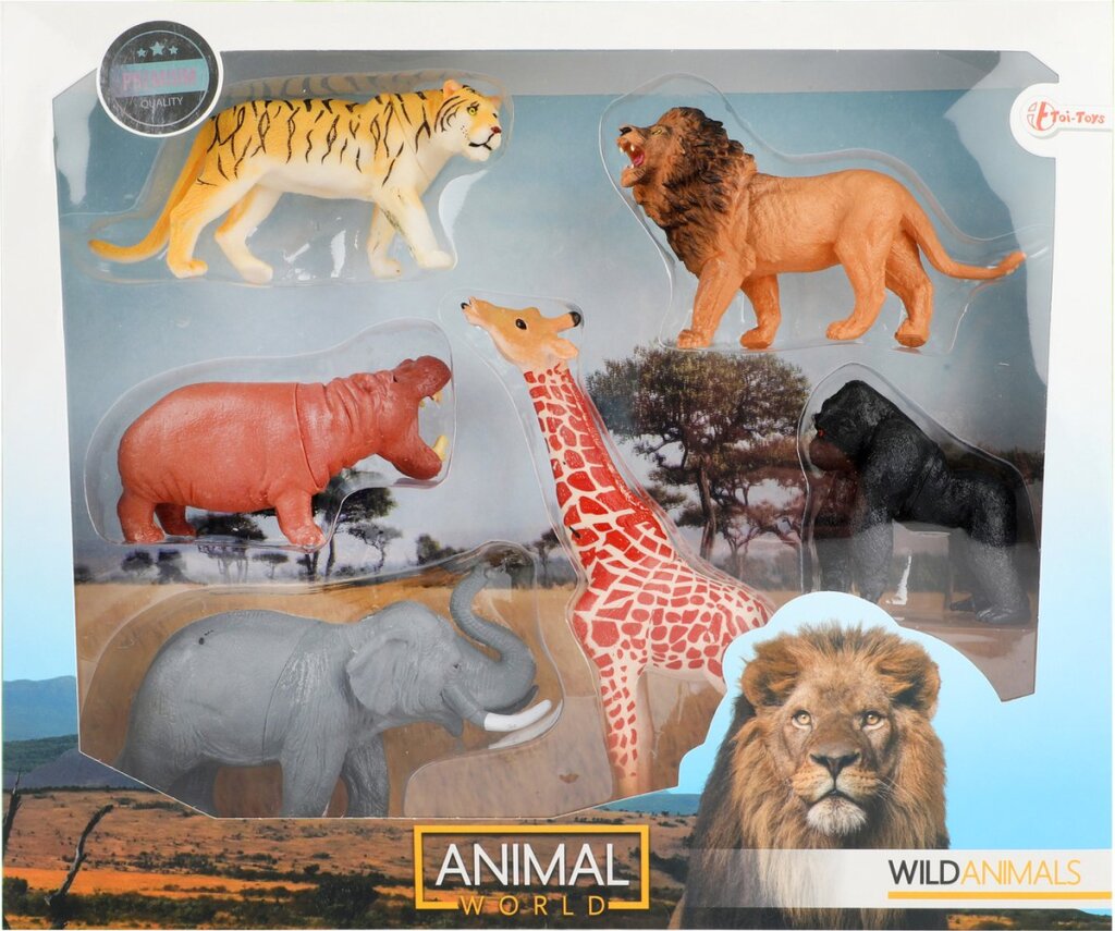 Mundo animal Mundo Animal Dieren Dieren Elephant Leeuw Tiger Gorilla Giraffe Hippo