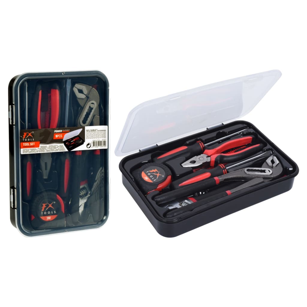 FX-Tools Tools FX Tools de 9 partes Conjunto de herramientas en caso de