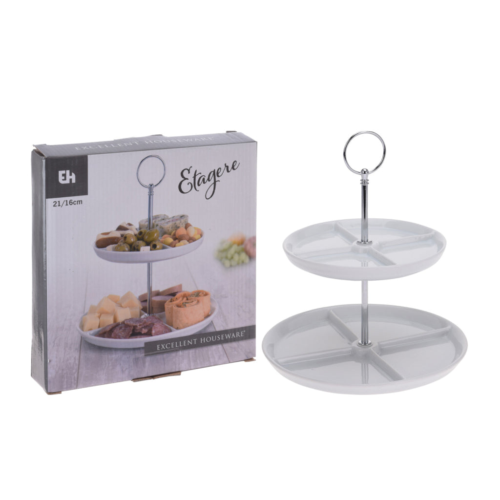 Excelente Housware Housware Etagere 2 -Lape Division of Porcelana