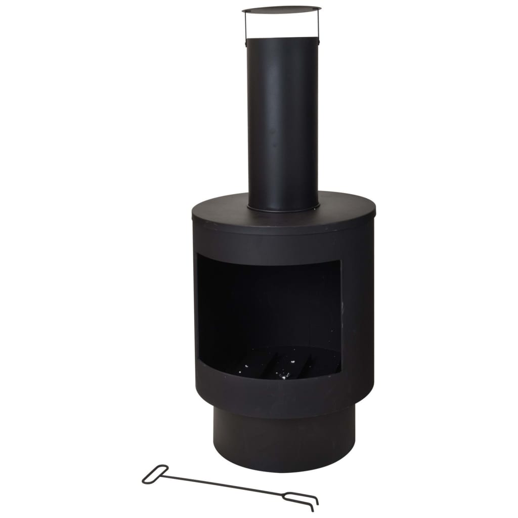 Progarden chimenea de progarden con chimenea 112 cm de metal