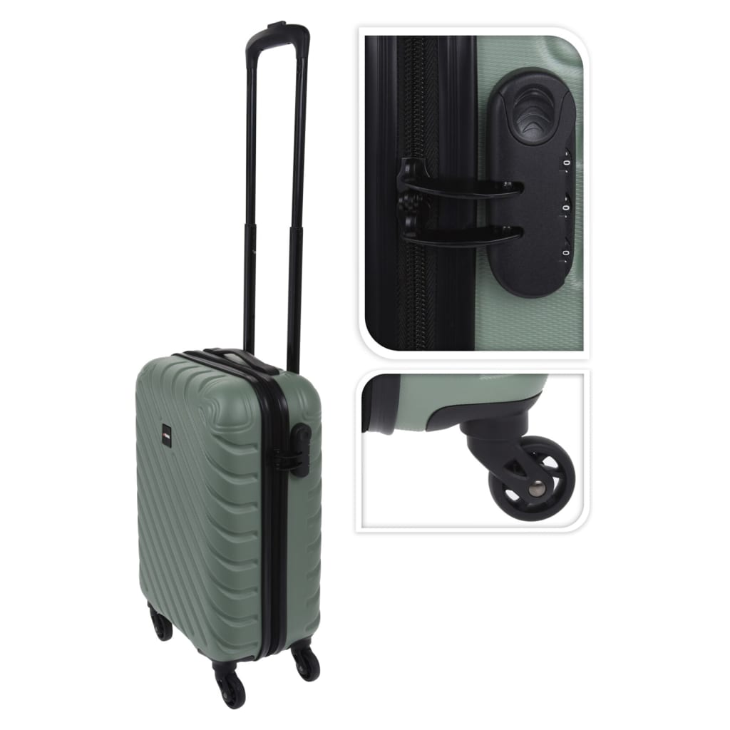 Proworld Proworld maleta Patrón de diamantes 28 L Verde