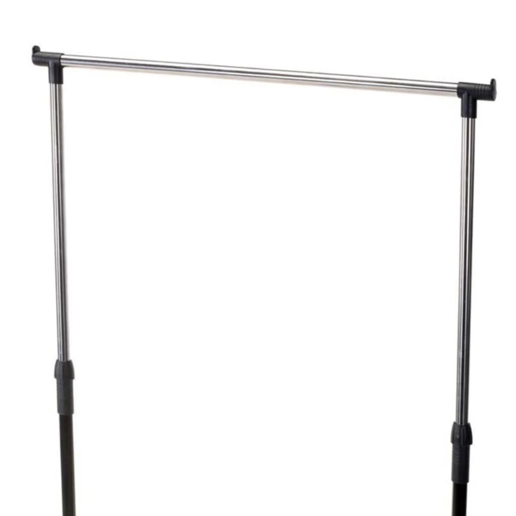 Soluciones de almacenamiento soluciones de almacenamiento estante de ropa con ruedas Single Rang 80x42x (90-165) CM