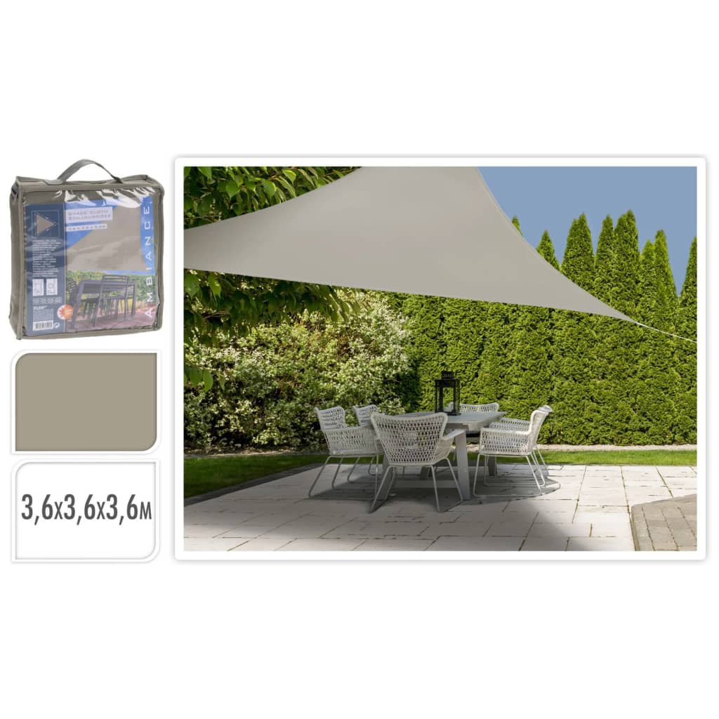 PROGARDEN PROGARDEN TRIENGLE DELLA TARBA OMBRA 3.6X3.6X3.6 M Sand -colorata