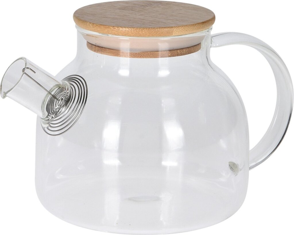 Excelente tetera de vidrio de casa 800 ml con teteras de filtro hechas de vidrio