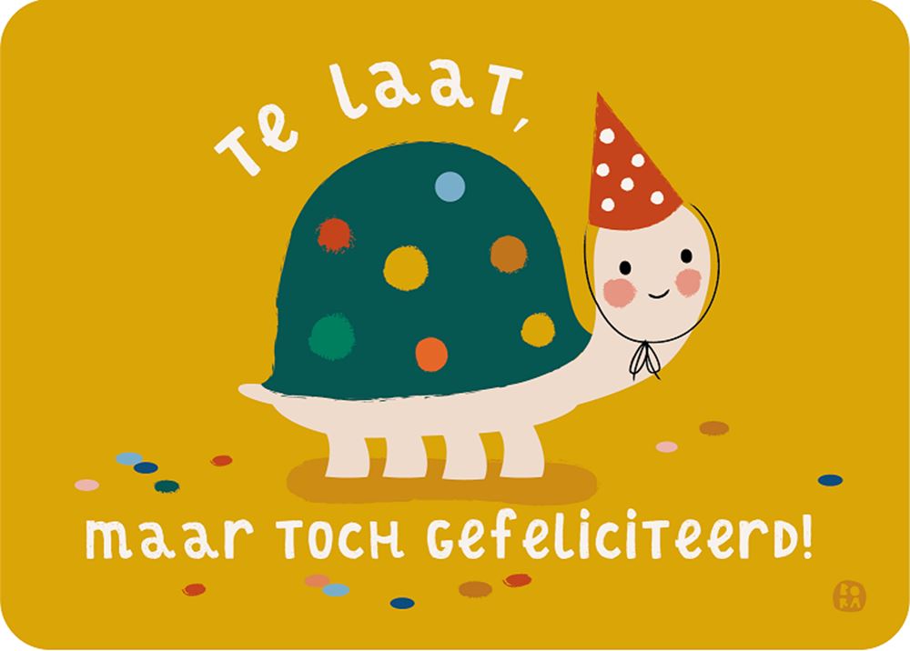 Zee ansichtkaart. te laat. (5 st)