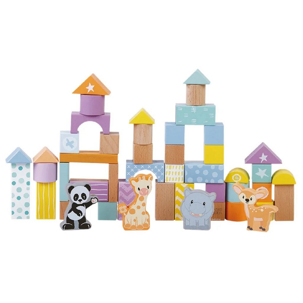 Studio Circus Studio Circus Wooden Blocks 50 pezzi