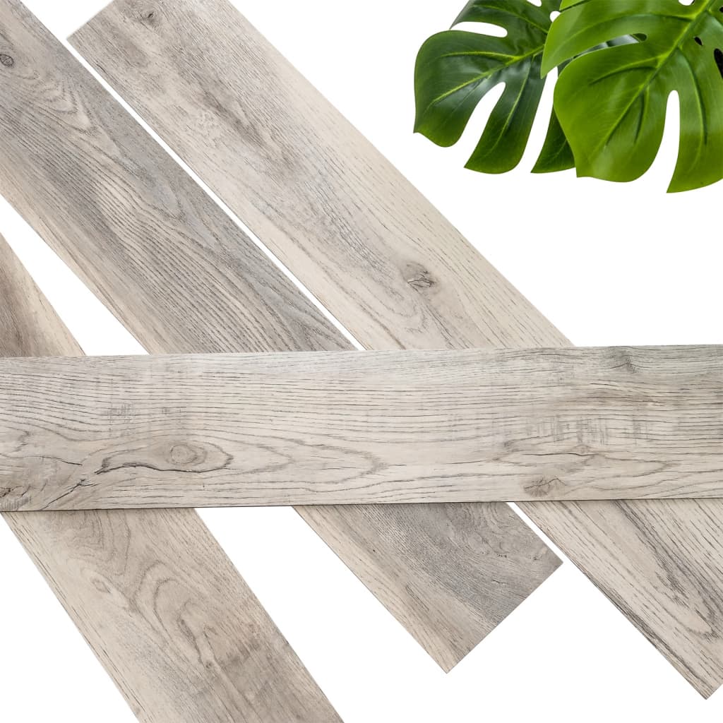 Wallart planken hout-look schuurhout eiken whitewash
