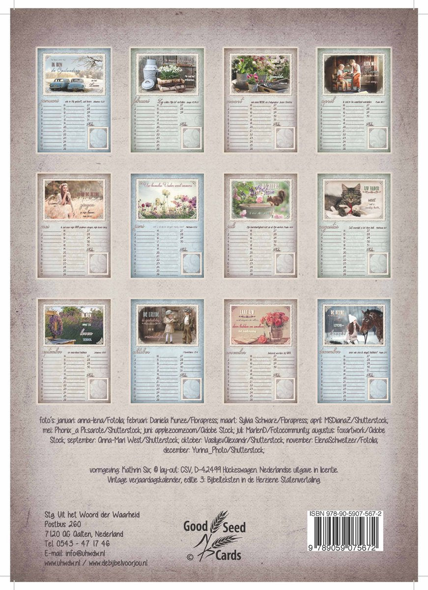 Calendario compleanno senza marchio senza marchio hsv versione vintage 3