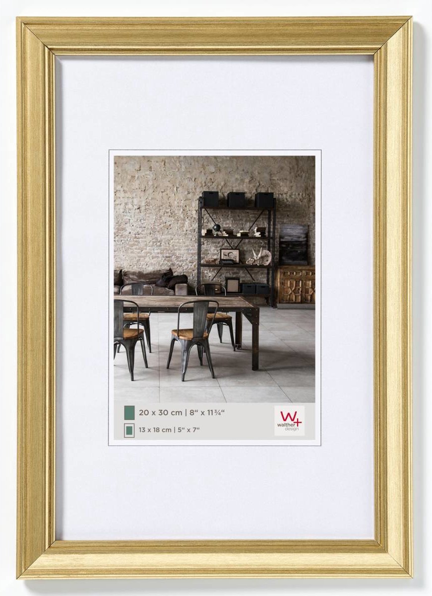 Walther lounge - cornice per foto - formato foto 20x30 cm - oro