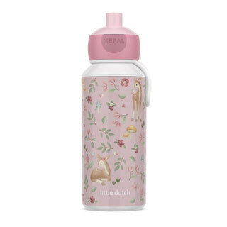 Botella para beber Mepal pop-up campus 400 ml - jardín de hadas | 2 piezas
