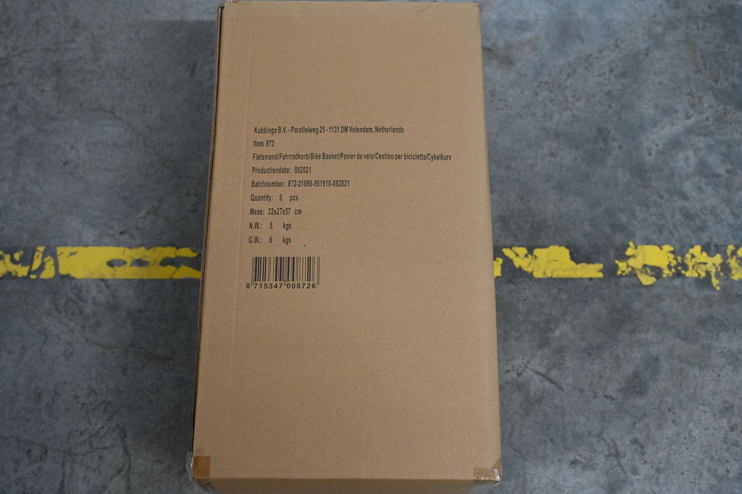 Cesto in bicicletta intrecciato intrecciato intrecciato - piccolo - nero