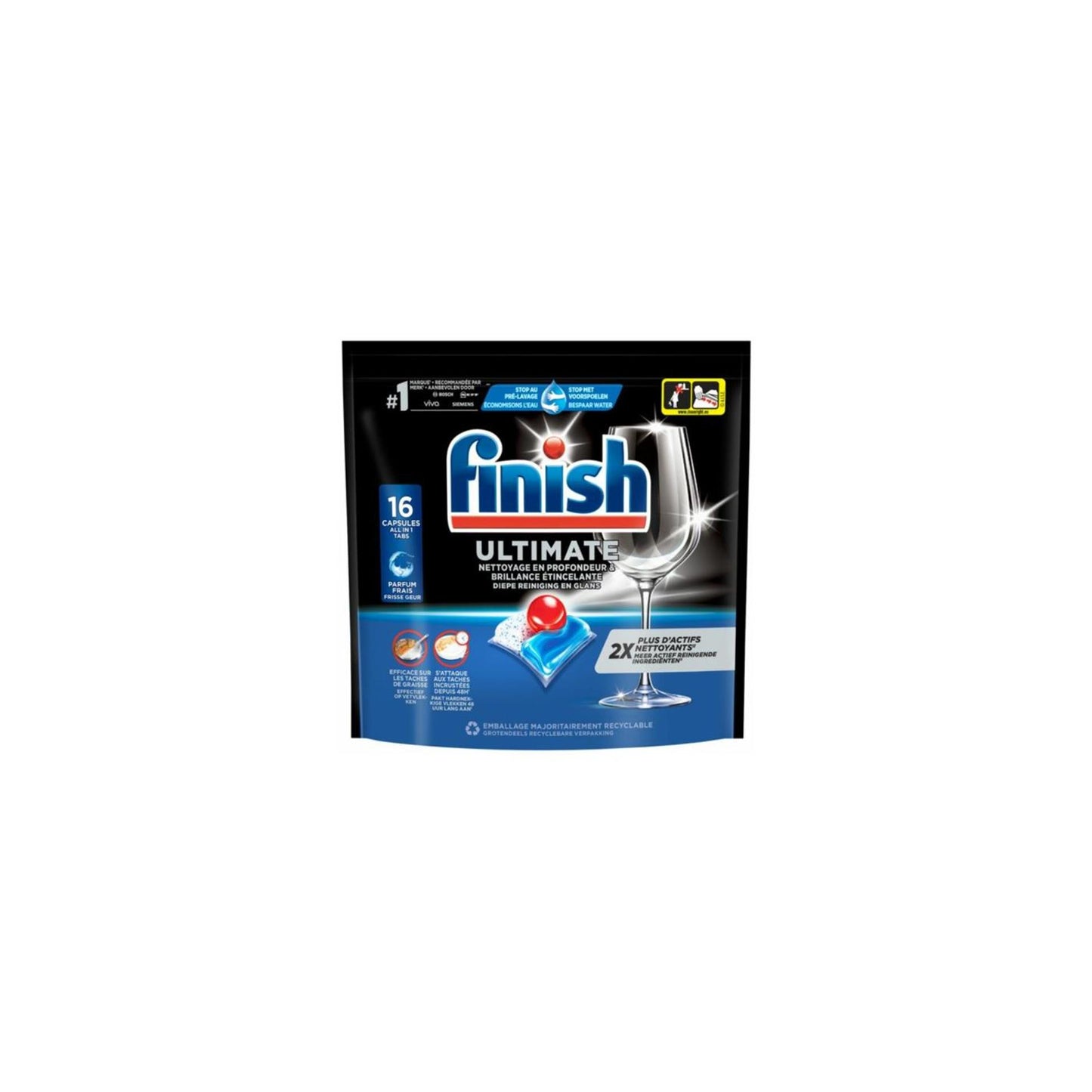 Pastiglie per lavastoviglie Finish Ultimate 2x16pz
