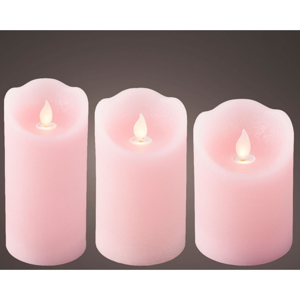 Otras marcas lideran las velas de ondear 3 piezas rosa