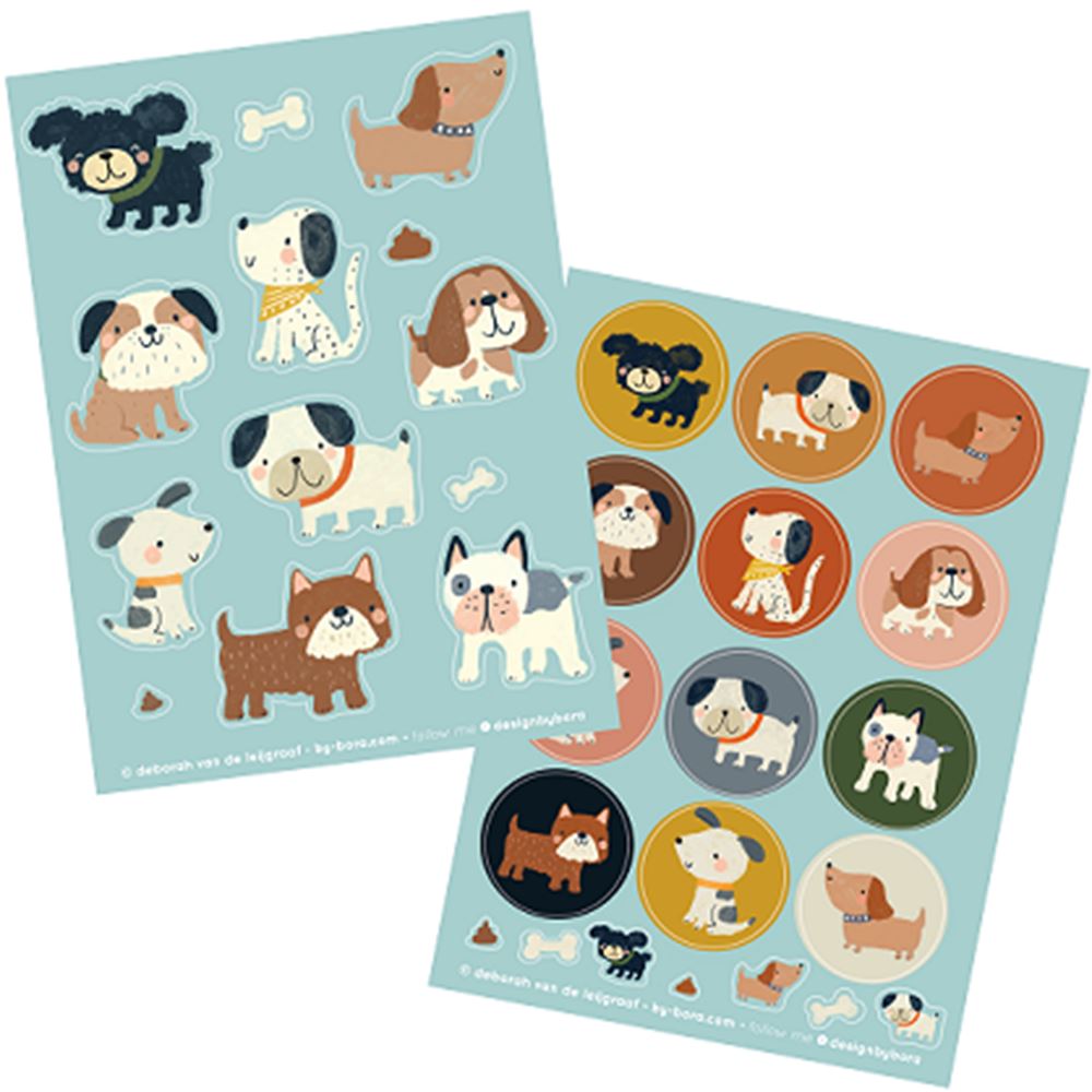 Fogli adesivi Bora 2 x A6. cucciolo (5 set)