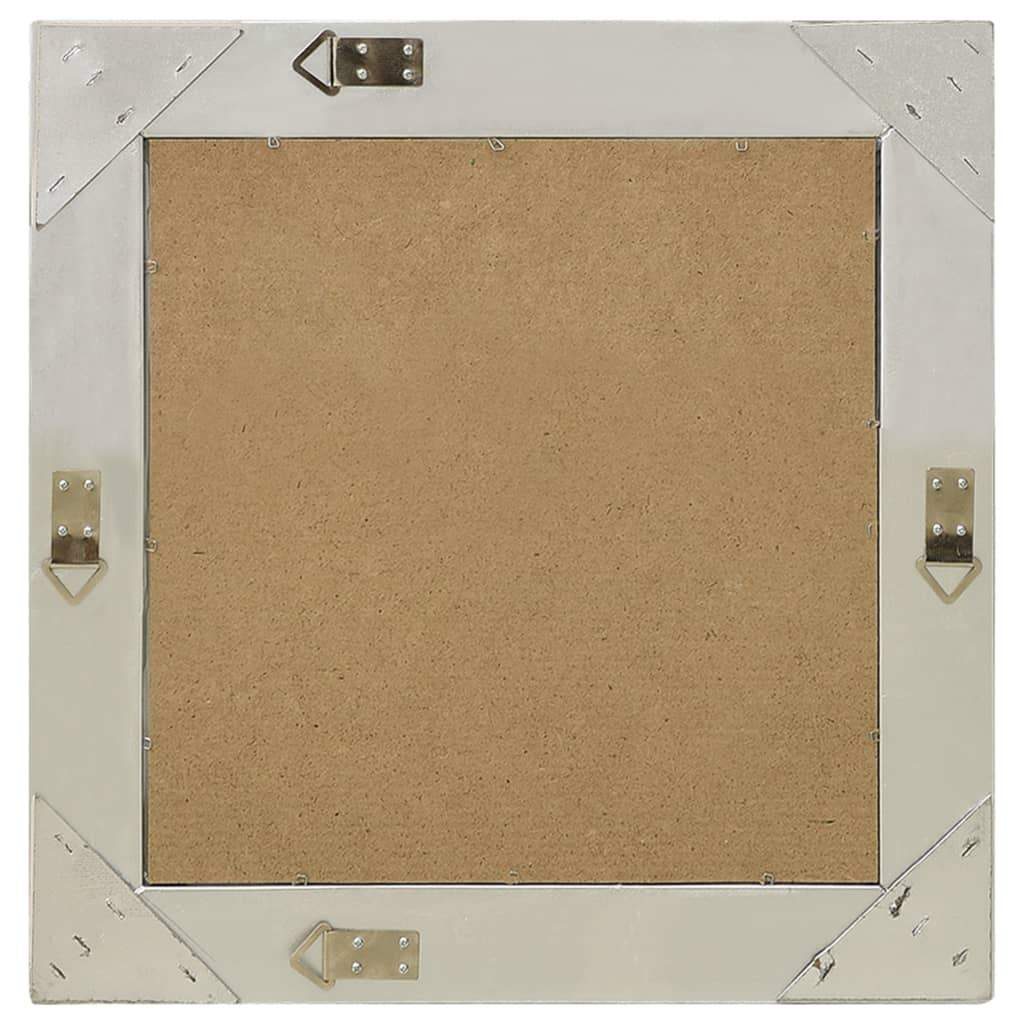 Vidaxl Wall Mirror Barroque Style 50x50 cm de color plateado