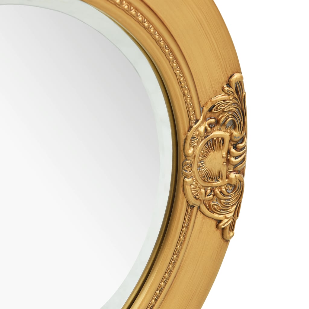 Vidaxl Mirror de pared estilo barroco de 50 cm de color dorado