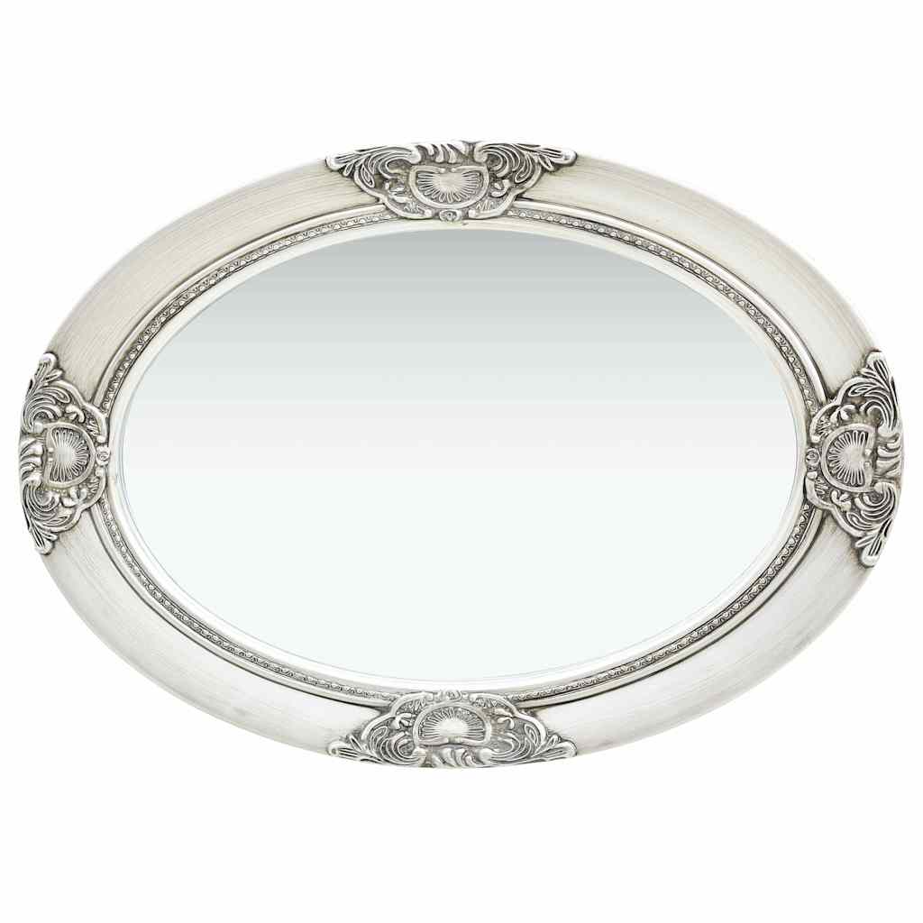 Vidaxl Mirror Wall Stile barocco 50x70 cm colorato in argento
