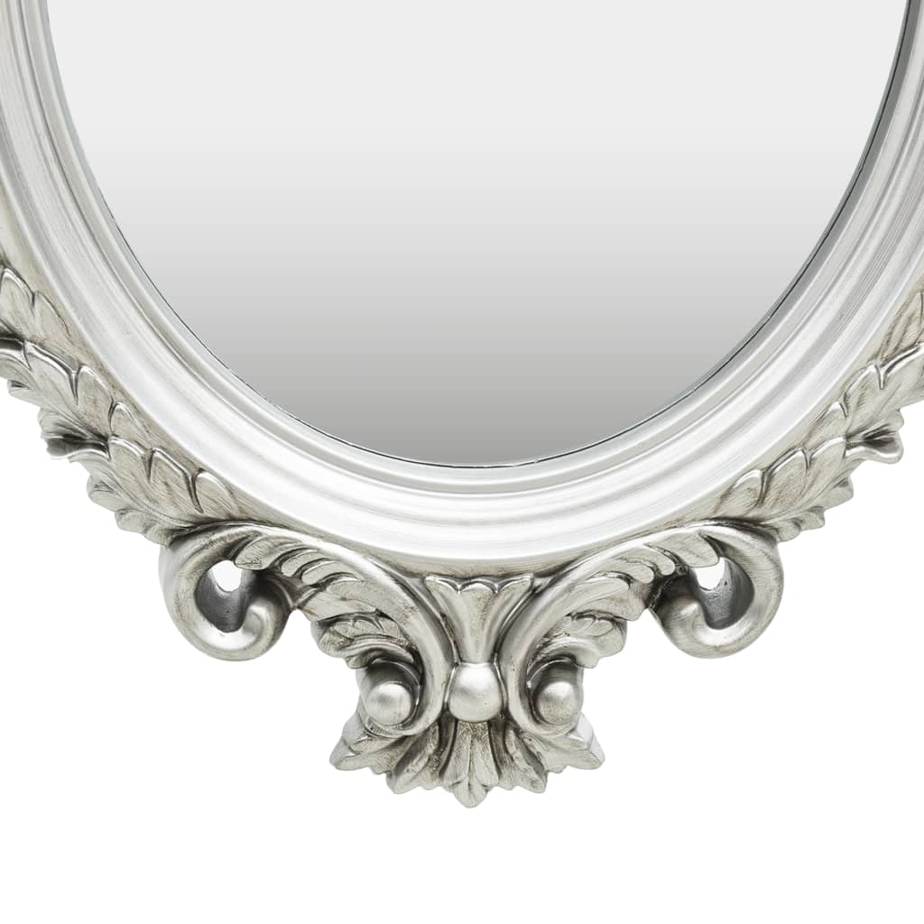 Vidaxl Wall Mirror Castle Style 56x76 cm de color plateado