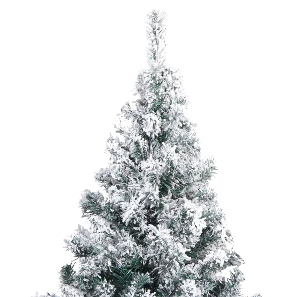 Vidaxl Kunstkerstboom con neve 240 cm verde