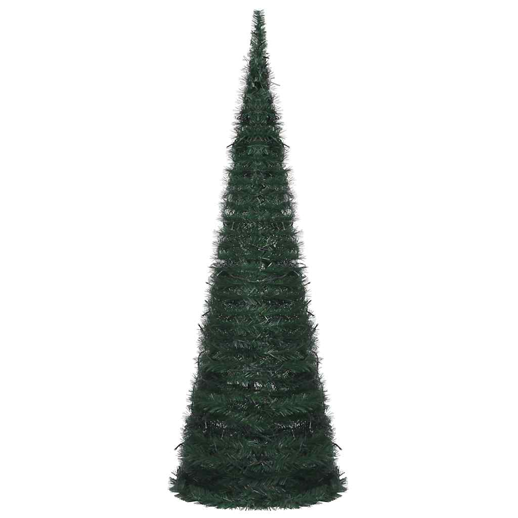 Vidaxl Kunstkerstboom con iluminación emergente de 180 cm verde