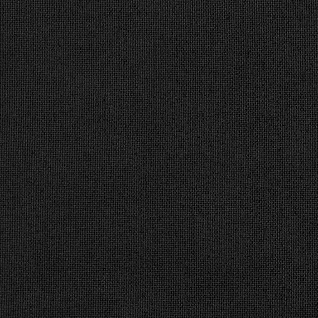 Tende vidaxl lino look ganci dannosi 2 st 140x175 cm nero