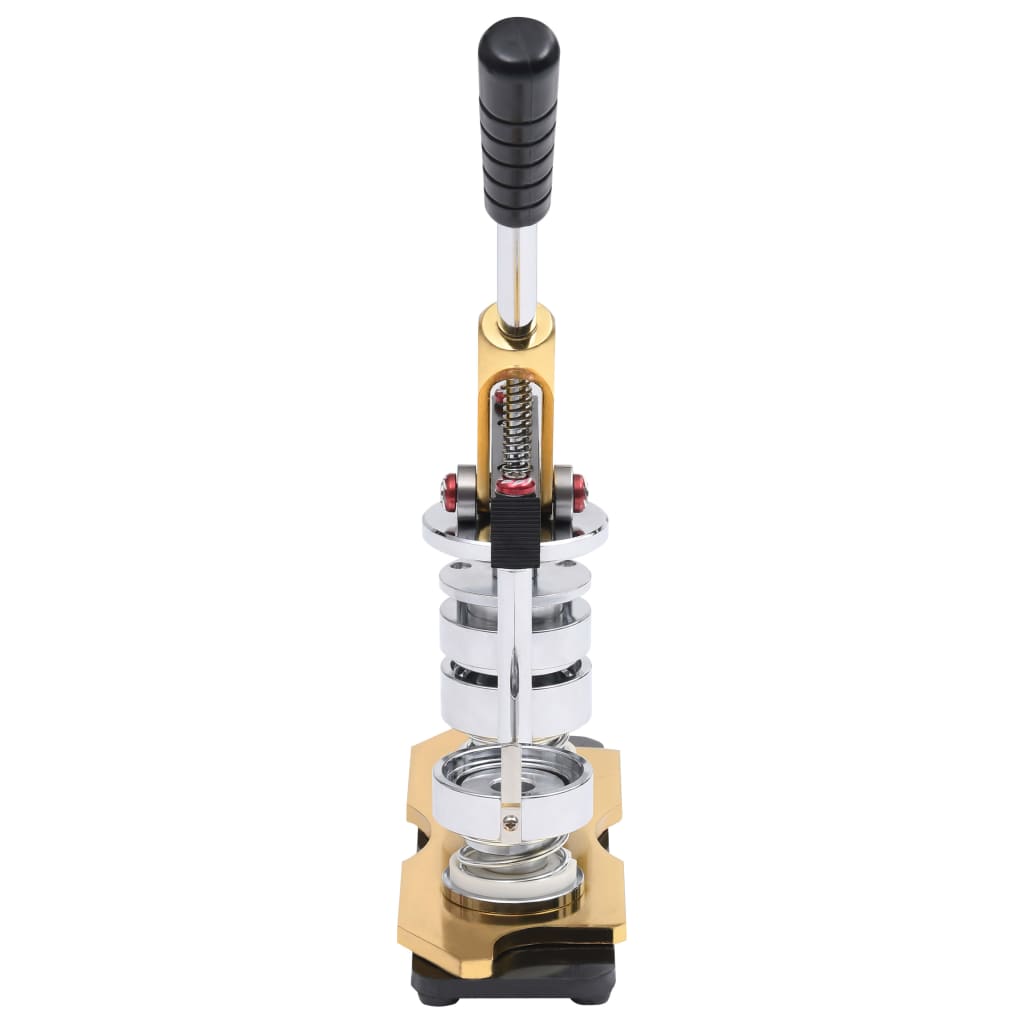 Vidaxl Button Machine con cerchi tattoni Draaipunch 37 mm